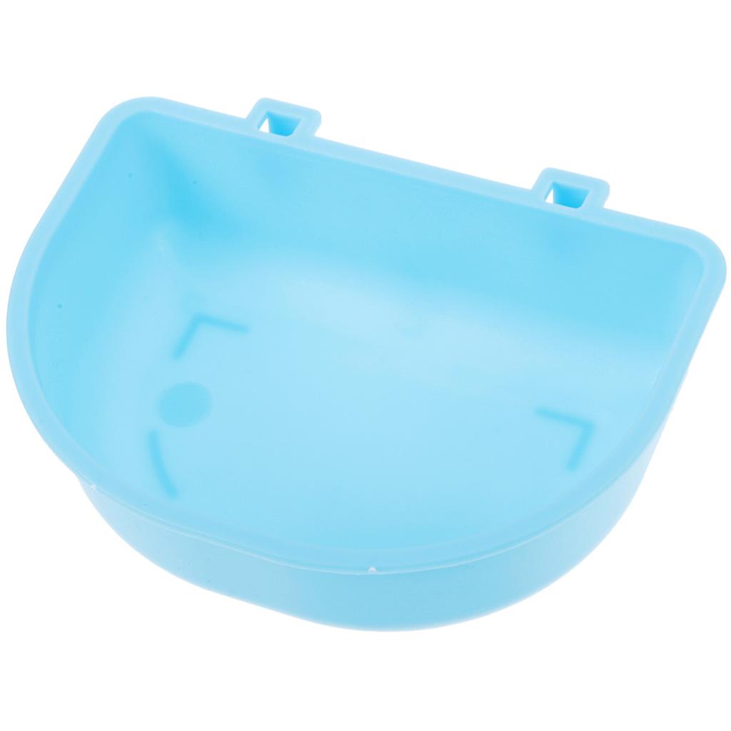 Hanging Plastic Pet Bowl Sturdy Cat Dog Cage Feeder Smooth Surface Food Water Container Hanging Pet Bowl Puppy Feeder