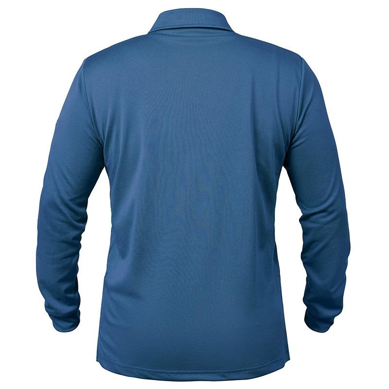 Мужская уличная рубашка-поло с длинным рукавом, легкая дышащая военная тактическая футболка, повседневная рабочая футболка для работы, пешего туризма, спортивные рубашки для гольфа, европейский размер