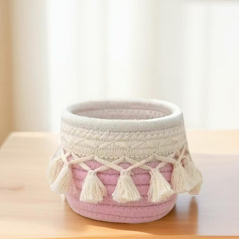 Креативный Бохо Декор Органайзер для Кистей для Макияжа Настольная Мини Корзина для Хранения Пенал для Ручек и Карандашей Контейнеры для Очков