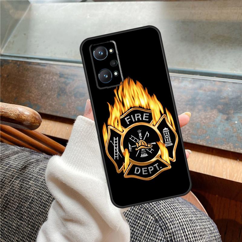 Чехол для телефона Firefighter Heroes Fireman для Realme 11 12 13 14 Pro Plus C53 C55 C51 C25 C63 C61 C65 C67 C71 C75 GT6 GT7 15 Pro