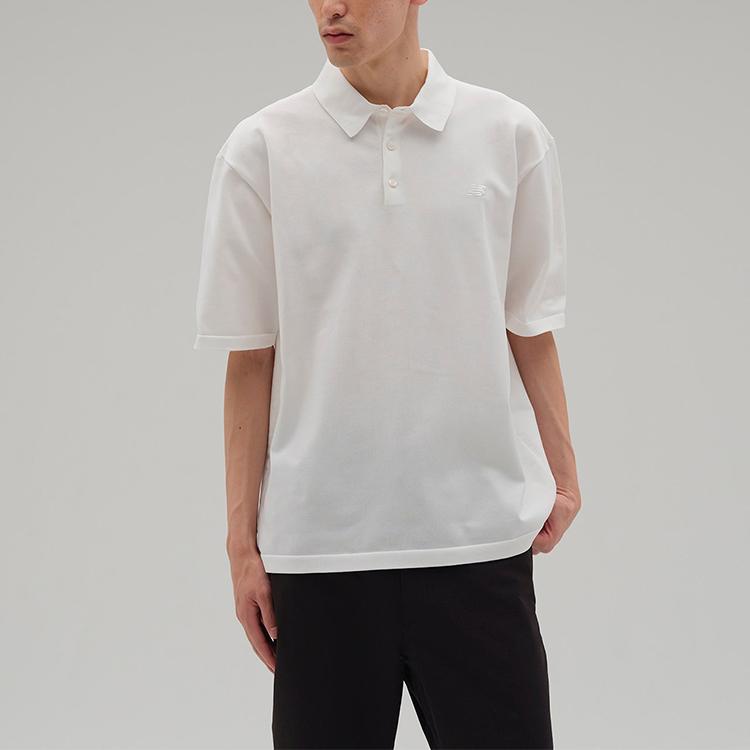 New Balance New Balance MET24 Polo Shirt Men's White AMT45007-WT