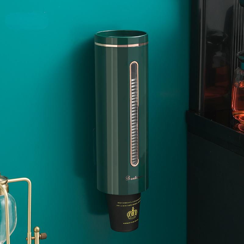 Wall Mounted/desktop Models Plastic Paper Cup Dispenser Household Disposable Cup Storage Rack Coffee Cup & Tea Cup Storage Rack