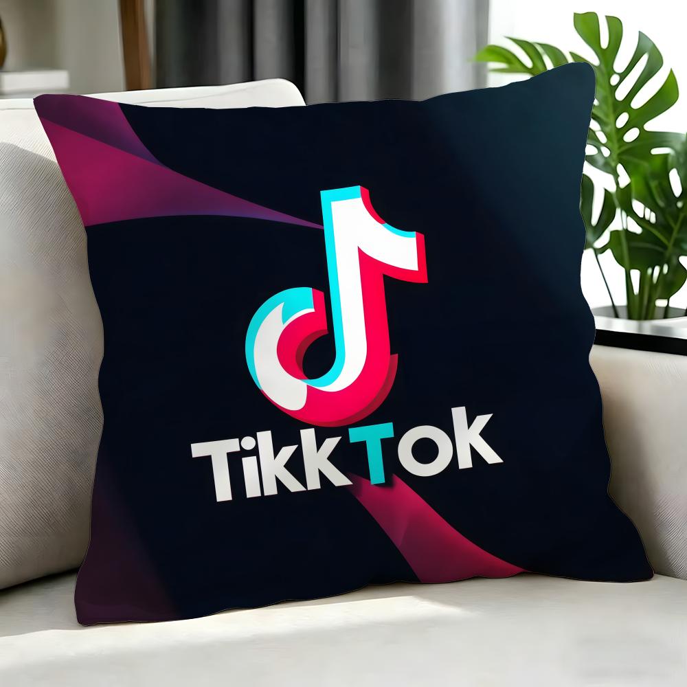 Социальный Tiktok Чехол для подушки Набор чехлов для подушек 4 шт 50X50 45X45 40X40 Наволочка Декоративный Диван Домашний Декор