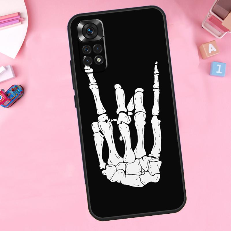 Арт Скелет Для Xiaomi Redmi Note 14 10 11 12 13 15 Pro Plus Чехол Для Redmi 15 15C 14C 12C 10C 13C