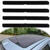 4 шт. Крышка багажника на крышу 51 87 877 51 87 878 передняя и задняя для багажника на крышу Opel Astra, черные пластиковые аксессуары для путешествий в автомобиле