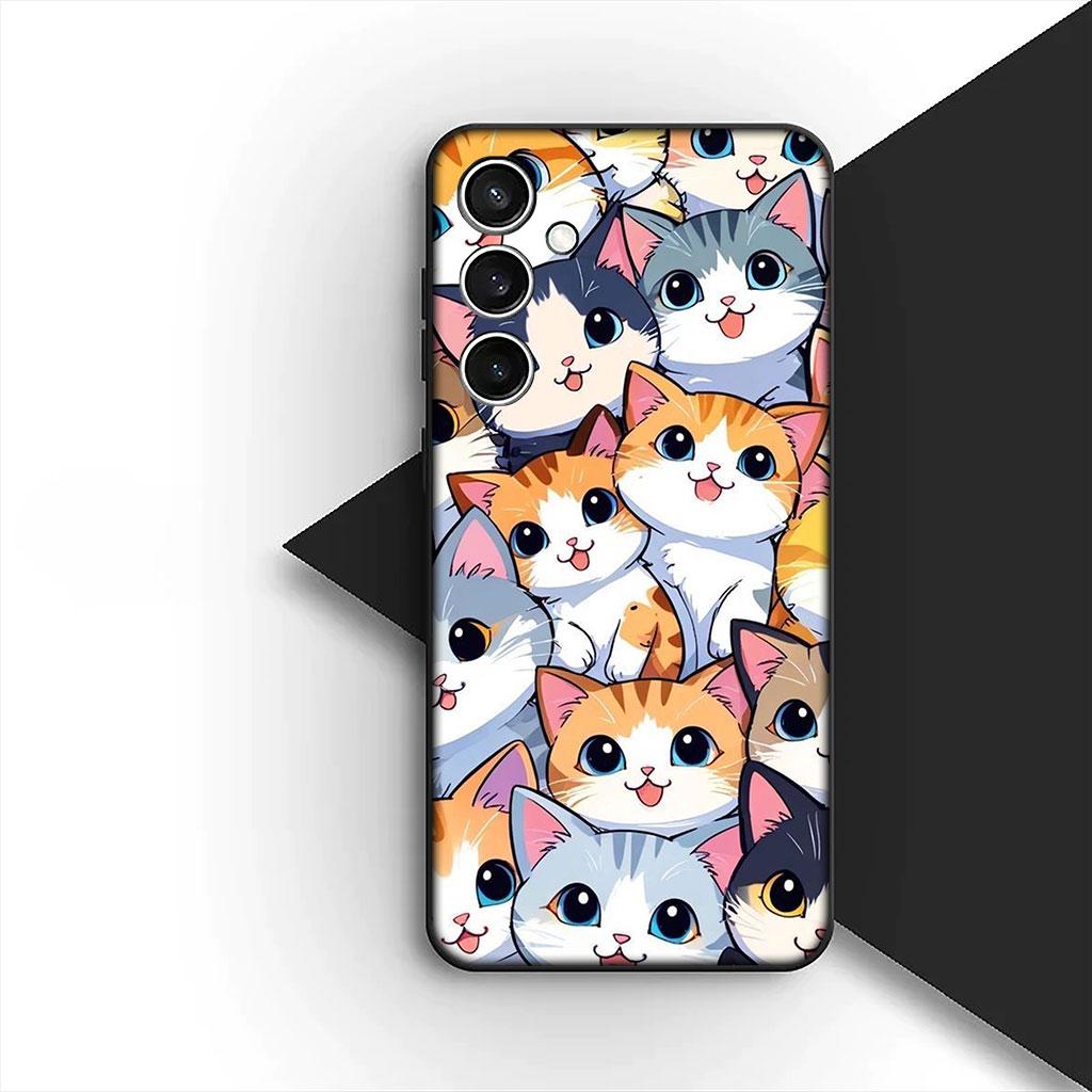Чехол для телефона для Huawei P30 P20 Mate 20 Lite Pro Y7 Y6P Y7A 2019 Nova 5T 3I Funda Корпус Мягкий чехол Мультяшный кот Мяу Котёнок