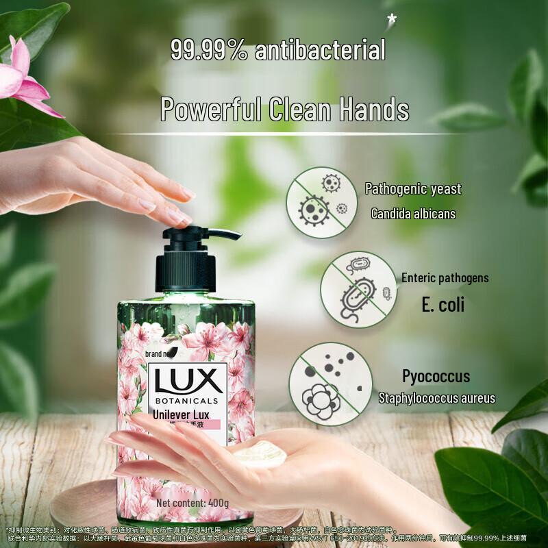 Lux Cherry Blossom Scented Antibacterial Hand Wash