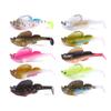 Soft Paddle Tail Baits Fishing Lures with Crankbait, Fishing Gifts, Pre-Rigged Fishing Lures, Soft Swimbaits for Bass Trout Pike Freshwater Saltwater