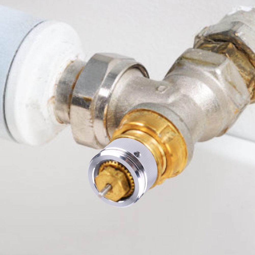 5 Компл. Адаптер для нагревательного клапана Нержавеющая сталь 304 Клапан радиатора Термостатическая головка с полосками M30 X 1.5 Для клапана Ra Rav Ravl