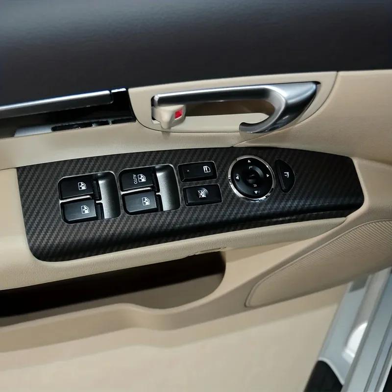 Для Hyundai Santa Fe 2006-2012 Авто Стайлинг Углеродное Волокно Салон Автомобиля Центральная Консоль Изменение Цвета Молдинг Наклейка Декали