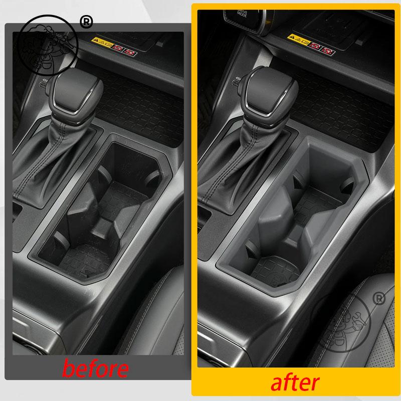 For Toyota RAV4 XA60 6TH 2026 2027 Car Styling Car Water Cup Anti-Slip Silicone Pad Dustproof Mat Car modification Acccessories