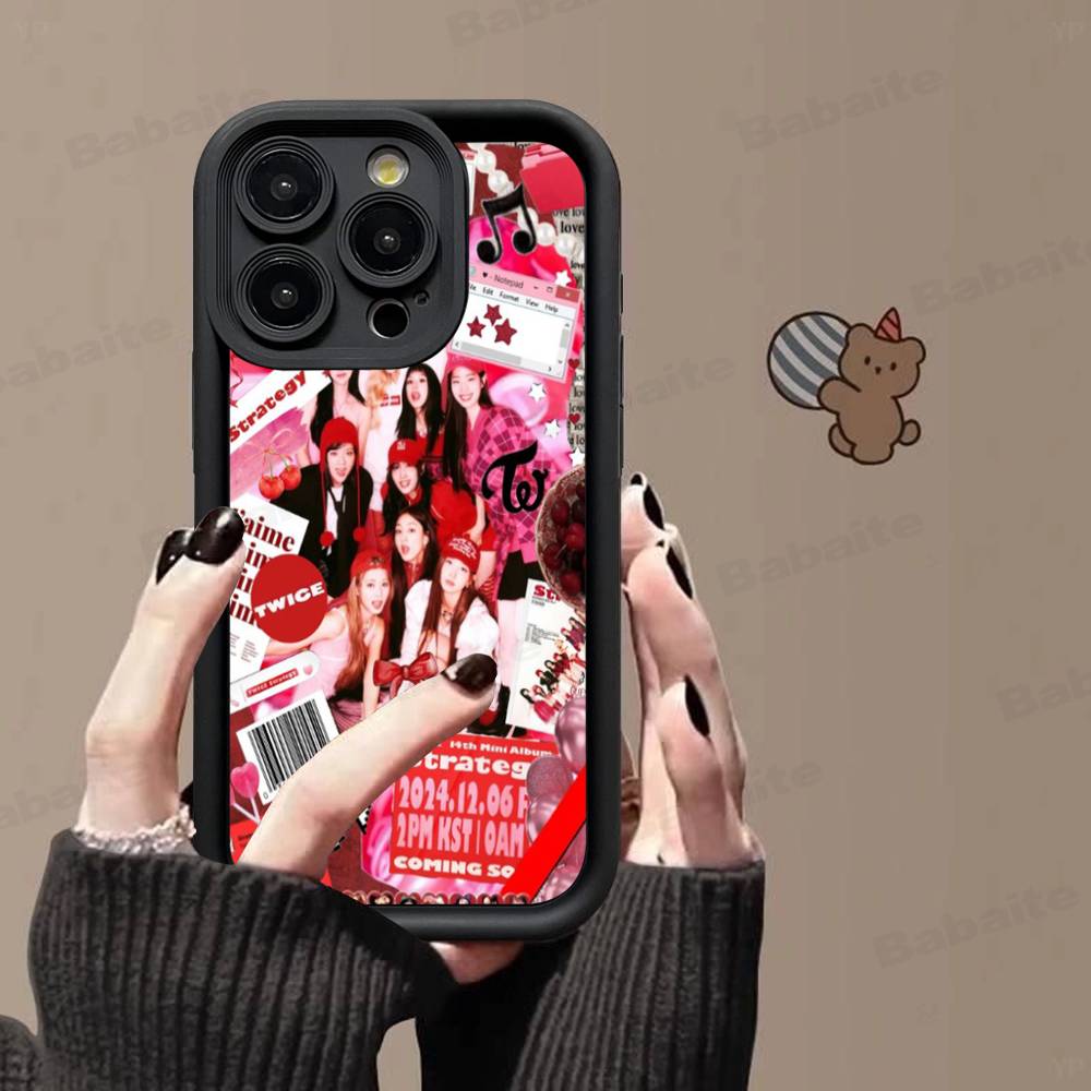 Kpop T-TwiceS Phone Case For Iphone 17 16 Pro Max 15 14 13 12 11 Plus Cover Soft TPU