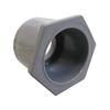 Cantex 5142223 Schedule-40/80 Gray Rigid PVC Reducer Bushing 1-1/2-Inch X 1-1/4-Inch
