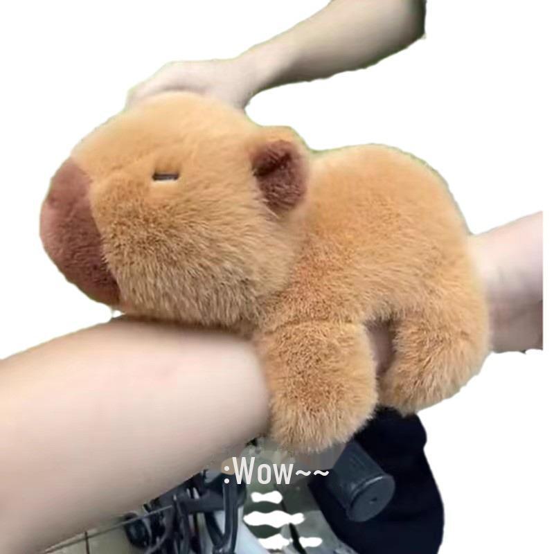 Мягкая игрушка-браслет Capybara Slap и подвеска на запястье для детей
