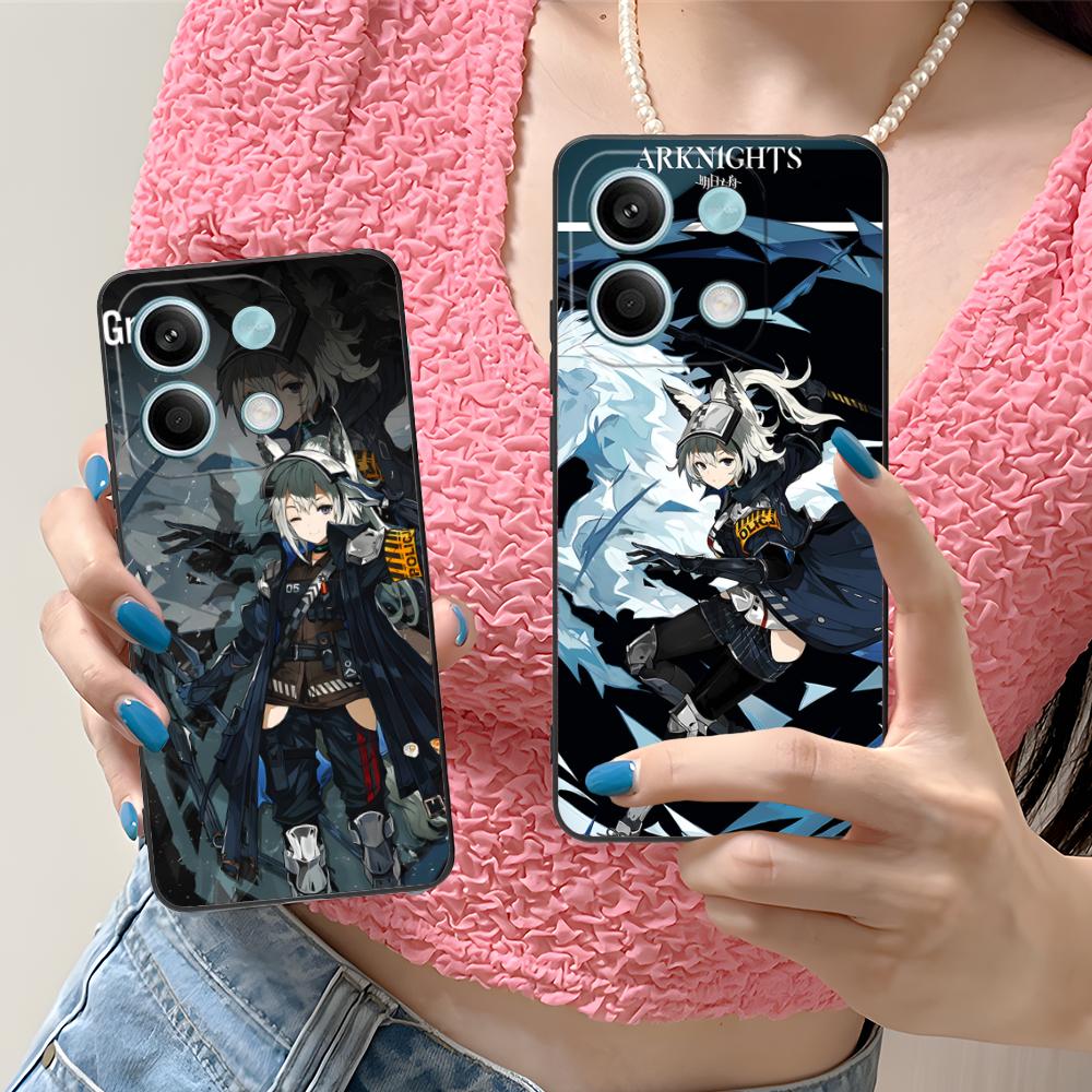 Arknights Grani Матовый ТПУ Чехол для Мобильного Телефона для Xiaomi Redmi Note 14 13 12 11 S Pro Plus 4G 5G Цветная Печать Обложка