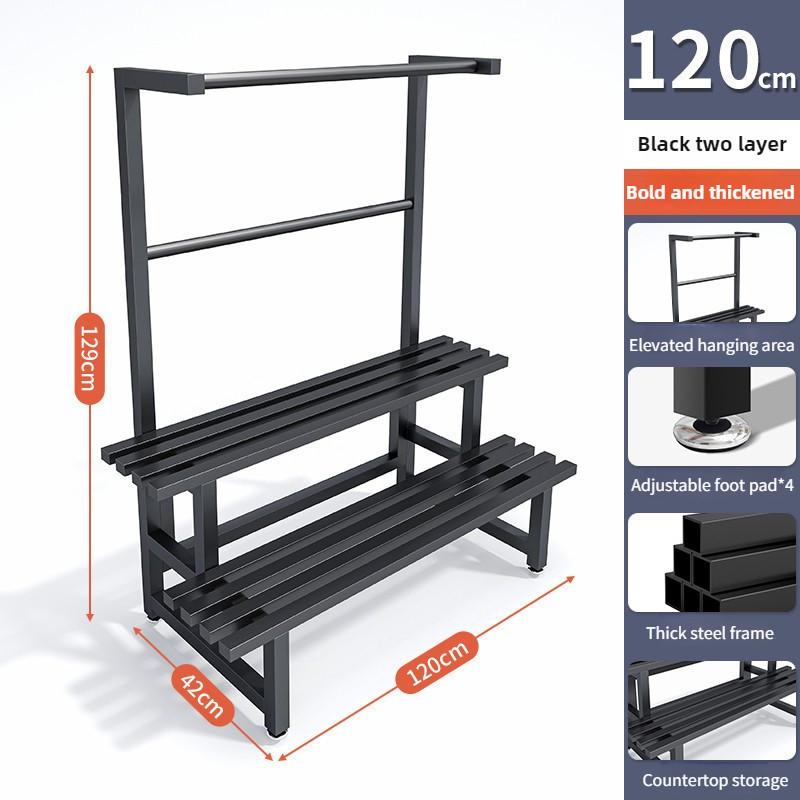 Садовая стойка для комнатных растений из нержавеющей стали, металлическая водонепроницаемая стойка для цветов, многоуровневая полка-лестница
