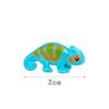 MOC 1PCS 57763 Lizard Chameleon Building Blocks Blue Green Animal 6287954 6275289 Part Brick Particle Toy Children Birthday Gift