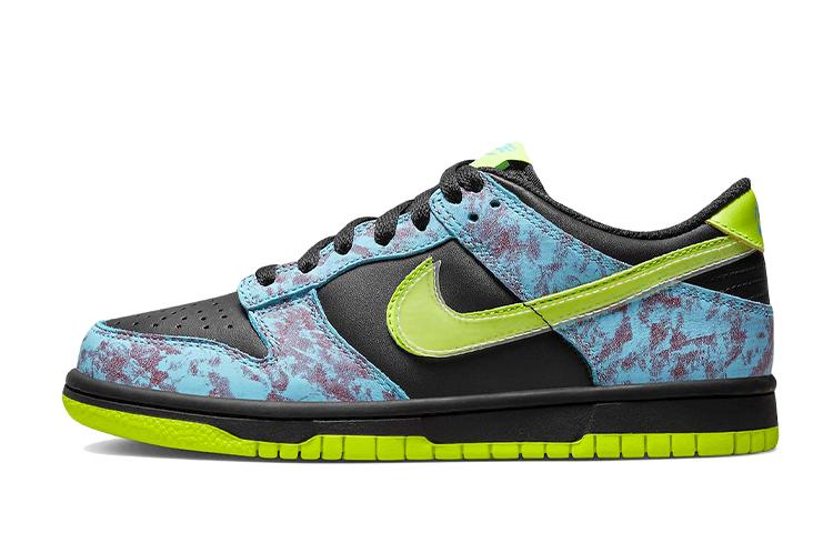 Nike Dunk Low SE Acid Wash Baltic Blue Volt GS DV1694-900