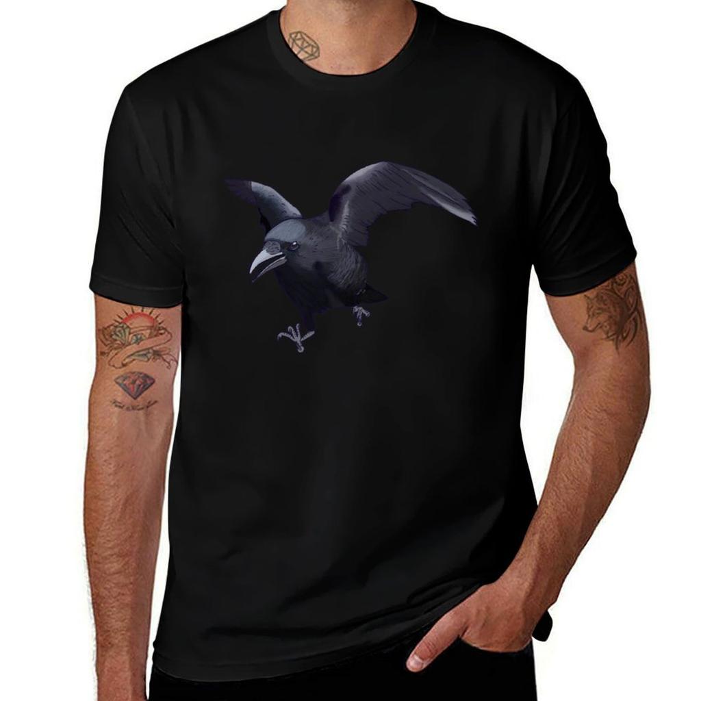 Flying Crow Friend Tshirt Casual Light Summer Short Sleeve Top