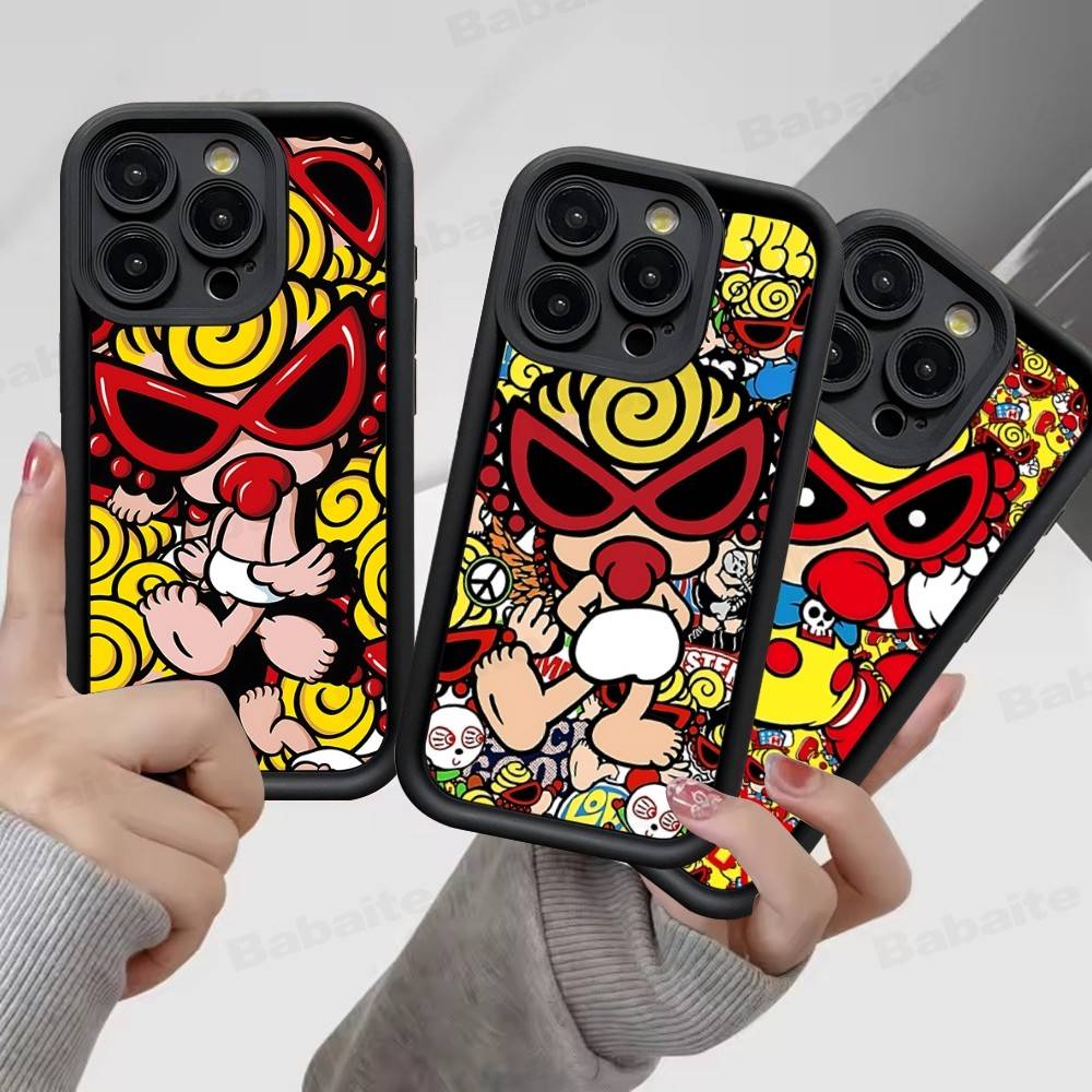 Fashion H-Hysteric Mini Phone Case For IPhone 17 16 15 14 13 12 11 Pro Max Plus Silicone Shockproof Case