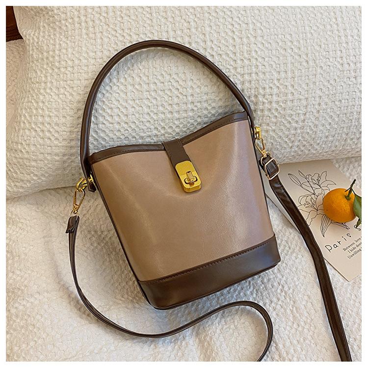 Сумки Женские сумки-ведра в стиле ретро Нишевые сумки Универсальные женские сумки Сумки через плечо Сумки через плечо