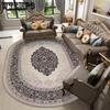 Овальный ковер для гостиной, спальни, кабинета, современного дивана, журнального столика, прикроватного ковра, противоскользящего напольного коврика