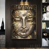 Gold Buddha Canvas Paintings Wall Art Mandala Flower Buddha Posters HD Picture For Living Room Bedroom Decoration Decor Unframed