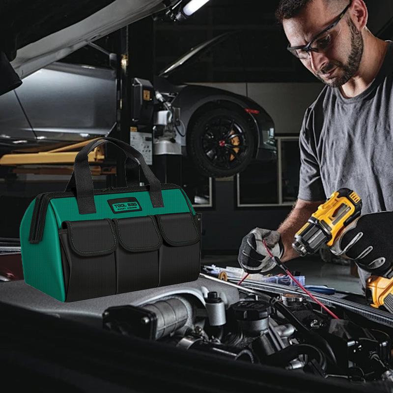 Толстая парусиновая ткань Оксфорд, рабочая сумка для инструментов, большая сумка для хранения ремонта