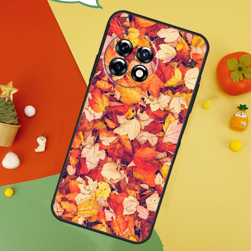 Autumn Leaves Case For OnePlus 15 12 12R 13T 13R 13 11 9 10 Pro 10T 8T Nord 5 CE 2 3 4 Lite N20 N30 Cover