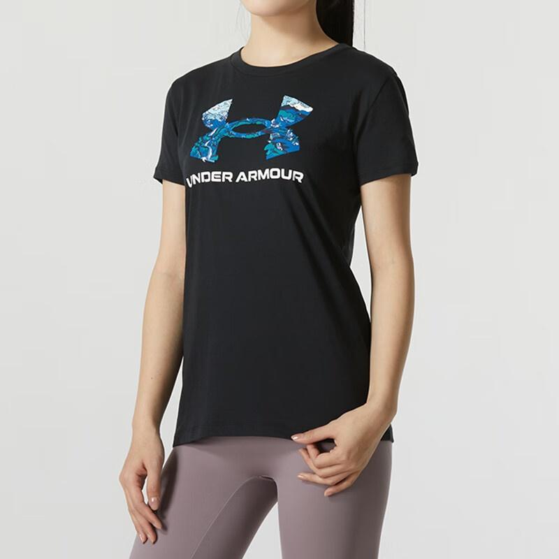 Under Armour Обычная футболка женская черная 1372615-001