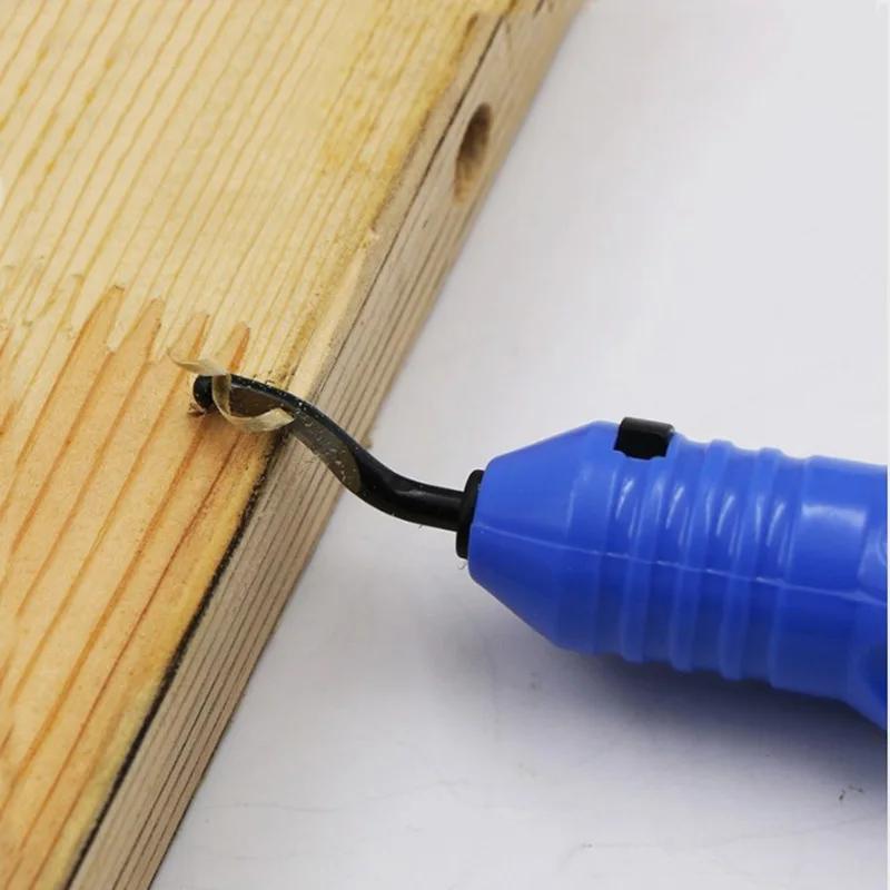 Ручной кромочный фрезер, инструмент для снятия фаски по дереву, скребок для смолы, эпоксидной смолы, инструмент для обрезки кромок готовых изделий