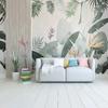 Nordic Hand Drawn Elegant Tropical Plants Mural Wallpaper Living Room Bedroom Decor Wall Mural Poster