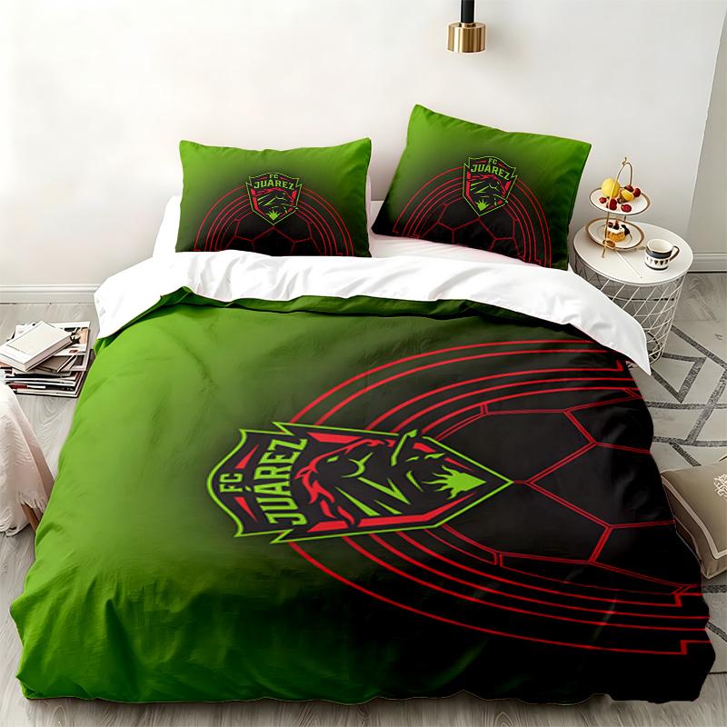 FC Juarez 3pc set Perfect for bedroom use Comfortable bedding set includes a duvet cover and two pillowcases Ideal birthday or Christmas gift