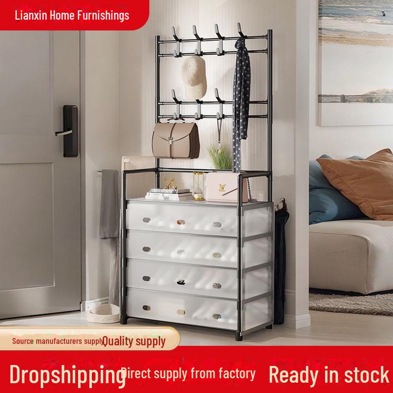 Shoe & Hat Rack: Multi-Layer, Space-Saving, Folding, Simple Dormitory Storage Solution