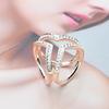 Fashion Tri-circle Scarf Women Ring Shawl Buckle Brooch Clip Jewelry Accessories