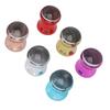 6pcs Transparent Nail Art Stamper 6 Colors Silicone Stamper Manicure Stamper For Home Salon