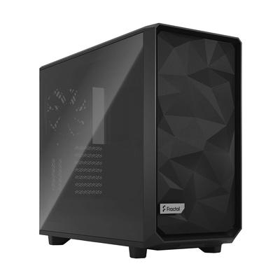 Корпус для ПК Fractal Design Meshify 2 Black TG Mid Tower с полигональным сетчатым дизайном и закаленным стеклом, модель CS7774 FD-C-MES2A-03