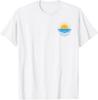 Christian Unisextal Health Anxiety Hates Psalm 23 Retro Sunset TShirt