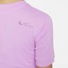 Nike Sportswear Solid Knot Short Sleeve T-Shirt Women Tops Impact-Purple DV8217-532
