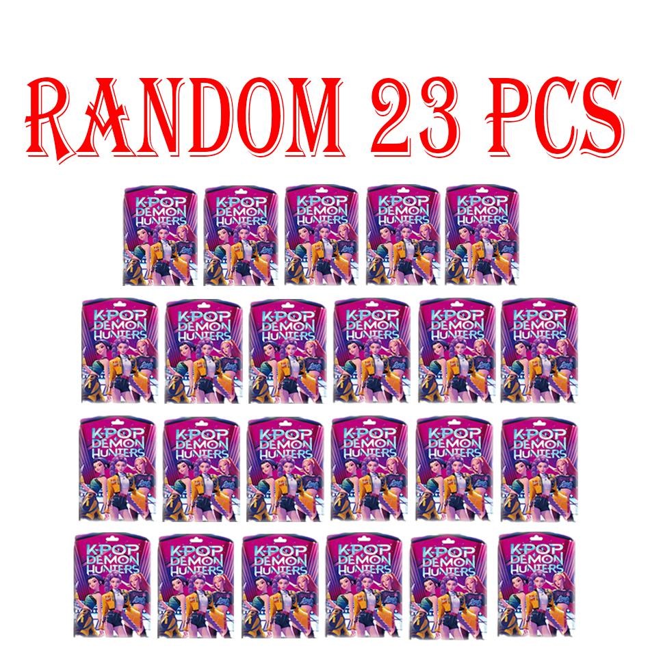 24 pieces/set Kpop Devil Hunter Blind Box Action Derpys Tiger Rumi Mira Zoey Sussy Doll Fan Gift Birthday and Christmas gifts