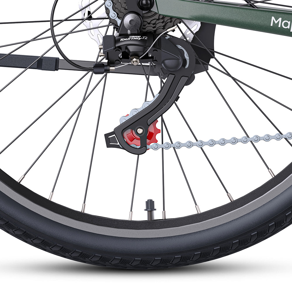 Engwe N1 AIR ST Карбоновый педелек 250 Вт, 36 В 10 Ач, Шины 700*38C, Shimano 7-скоростей, Датчик крутящего момента, Городской электровелосипед с низкой рамой