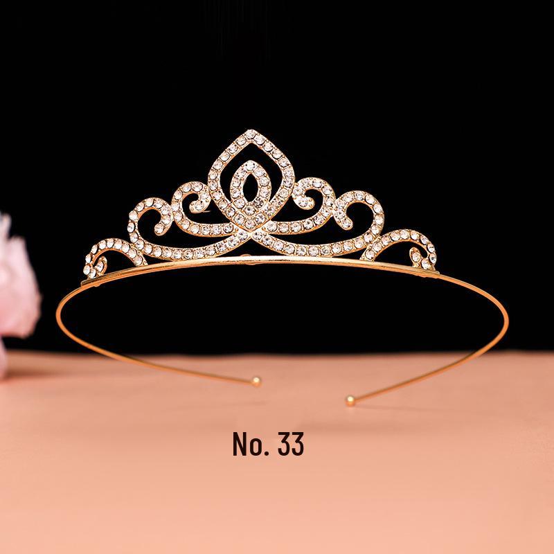 Детская диадема-корона принцессы со стразами - Милая гребень в виде кролика и кошки с бриллиантами для девочек