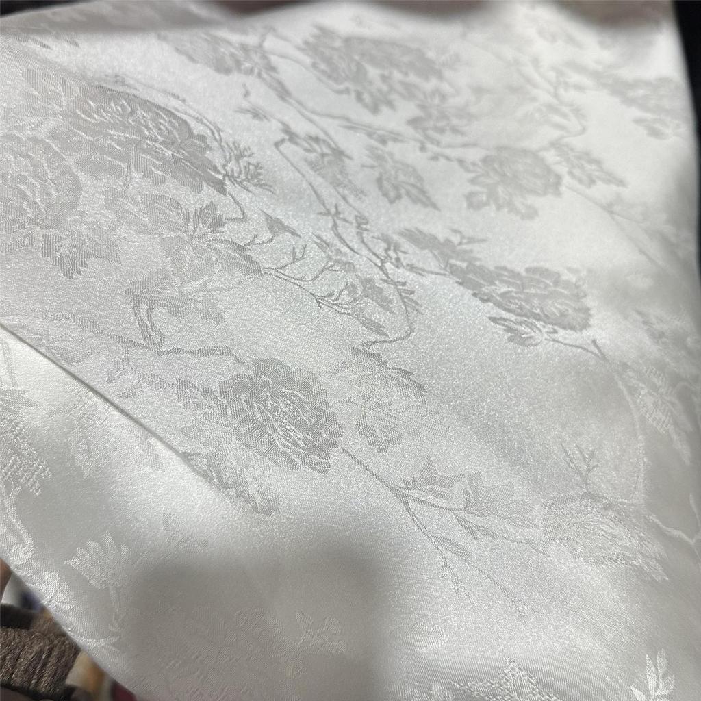 Dunhuang Silk Jacquard Two-Color Imitation Cheongsam Hanfu Fabric