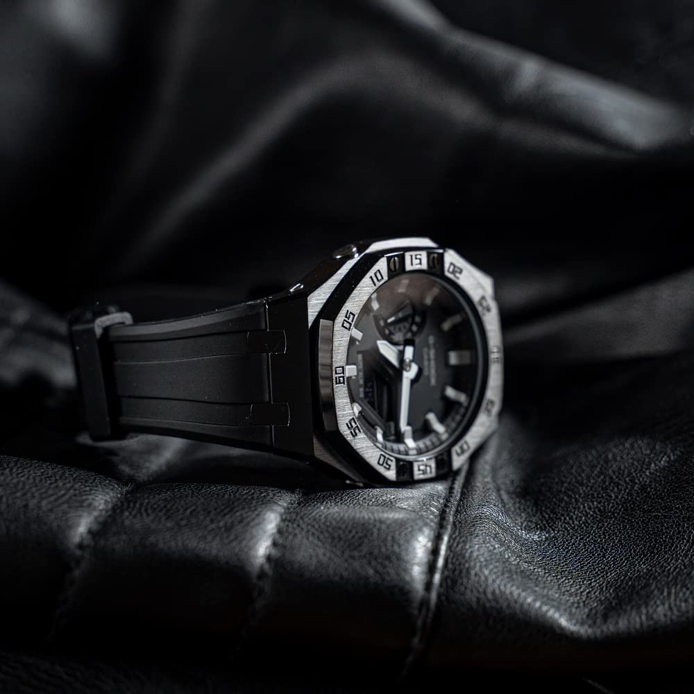 Compatible Metal Case Rubber Belt Metal Case Rubber Belt Orange [GEARS CLUB] G-SHOCK GA-2100