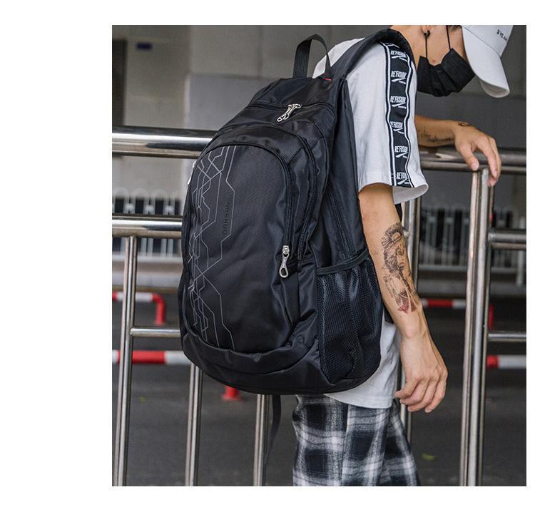 Школьный рюкзак Мужской Большой вместимости Модный Корейская версия Ученик старших классов Ученик средних классов Студент Колледжа Повседневный Рюкзак для путешествий
