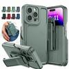 Чехлы с поворотным зажимом для ремня для IPhone 14 Pro Max 14 Plus 13 Pro Max 12 11, жесткие защитные чехлы для бампера из ПК