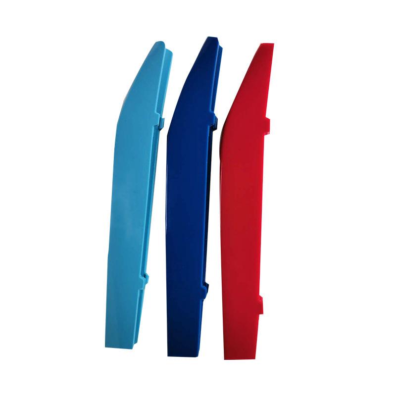 БМВ 7 серии (2016-2018) Трехцветные декоративные полоски для решетки радиатора, 6 зажимов