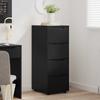 Storage Cabinet Black 40 x 48 x 105 cm Particleboard