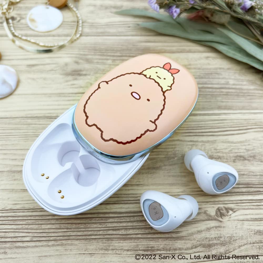 Tama Electronics Sumikko Gurashi Полностью беспроводная технология Bluetooth с возможностью воспроизведения музыки до 5 часов, непрерывной работы до 3 часов, работы в режиме ожидания до 57 часов