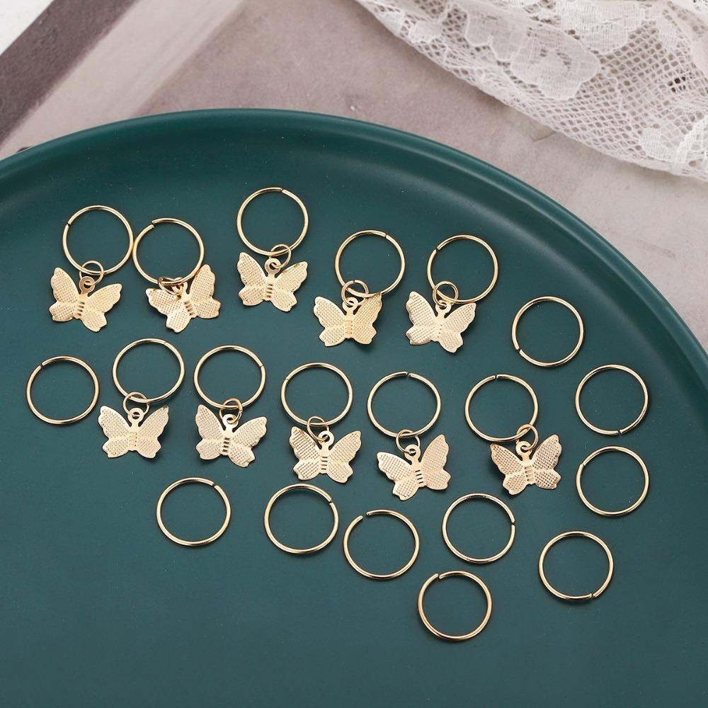 Alloy Pendant Hair Loop Dirty Braid Hair Clip Hair Braiding Metal Cuffs Decoration